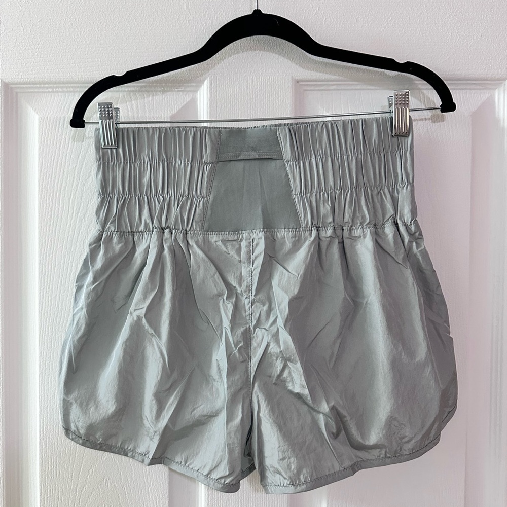 FP Movement Gray Athletic Shorts High-Rise Performance